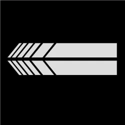 Car mirrors vinyl sticker - 15.3 * 2 cm - 2 piecesStickers