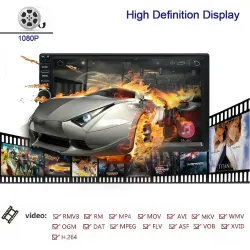 2 Din Bluetooth Android 9 car radio - WiFi - USB - GPS navigation - Mirrorlink - MP3 MP5Radio