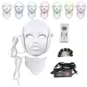 7 colors LED electric face and neck mask - acne treatment - light therapySkin