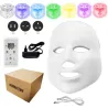 7 colors LED electric face and neck mask - acne treatment - light therapySkin