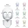 7 colors LED electric face and neck mask - acne treatment - light therapySkin