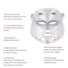 7 colors LED electric face and neck mask - acne treatment - light therapySkin