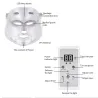 7 colors LED electric face and neck mask - acne treatment - light therapySkin