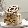 Creative DIY - 3D treasure box - wooden puzzle - assembly kit - 123 piecesConstruction