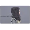 Hood made of real rabbit fur - fashionable warm hat - shawlHats & Caps