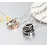 Endless Love - double circles necklace - 2 piecesNecklaces