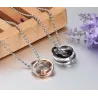 Endless Love - double circles necklace - 2 piecesNecklaces