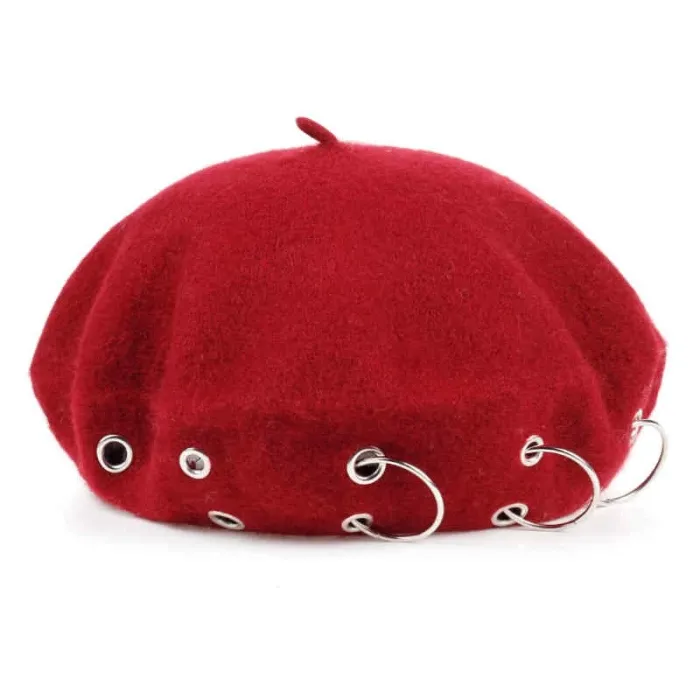 17th-century beret - cap with silver ringsHats & Caps