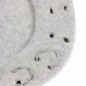 17th-century beret - cap with silver ringsHats & Caps