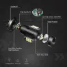 2pcs LED lamp super bright car fog lights - 12v 24v 6000k white car driving 21 3030-SMD running light auto led h7 bulbLights ...