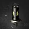 2pcs LED lamp super bright car fog lights - 12v 24v 6000k white car driving 21 3030-SMD running light auto led h7 bulbLights ...