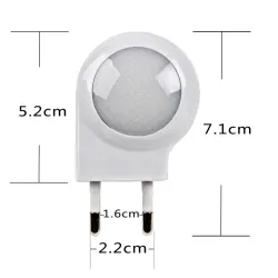 mini led snail night light - auto night lamp built-in light sensor - control light wall lamp for baby kids bedroomLights & li...