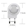 mini led snail night light - auto night lamp built-in light sensor - control light wall lamp for baby kids bedroomLights & li...