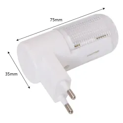 emergency light wall lamp - home lighting - LED night light - EU plug bedside lamp wall mounted energy-efficient 4 leds 3wWal...