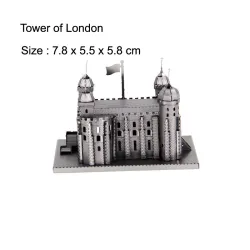 3D metal puzzle building model sets - diy laser cut puzzles jigsaw model educational toys for adult children kidsToys