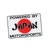 POWERED BY JAPAN MOTORSPORTS - car sticker - 11.2cm * 7.5 cmStickers