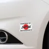 POWERED BY JAPAN MOTORSPORTS - car sticker - 11.2cm * 7.5 cmStickers