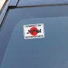 POWERED BY JAPAN MOTORSPORTS - car sticker - 11.2cm * 7.5 cmStickers