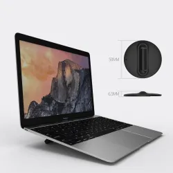 Macbook / laptop stand brackets - adjustable - black - universal cooling standStands