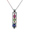 Rectangular tube with pearl beads - stainless steel necklaceNecklaces