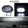 20W 6D 12V 6000K - work light for motorcycle - off-road trucks - ATV - SUV - retro LED bar - lampLights & lighting