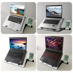12-17 inch cooling fan for MacBook & laptop - stand - adjustable holderStands