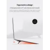 Macbook / laptop stand brackets - adjustable - black - universal cooling standStands