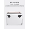 Macbook / laptop stand brackets - adjustable - black - universal cooling standStands
