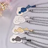 Heart & key - stainless steel necklace for couples 2 piecesNecklaces