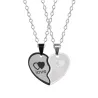 Heart & key - stainless steel necklace for couples 2 piecesNecklaces