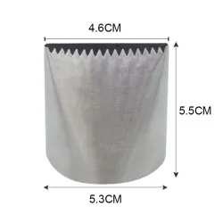 Extra large stainless steel icing nozzle - cream cake decoratingBakeware