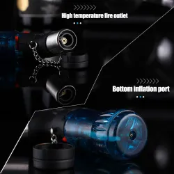 Mini butane jet lighter - refillable - windproofLighters