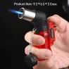 Mini butane jet lighter - refillable - windproofLighters