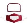 Kids face- mouth mask with detachable eye shield - visible mouth - reusable - washableMouth masks