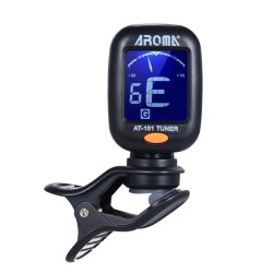Guitar tuner - clip on - rotatable - violin - bass