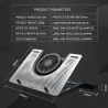 12-17 inch cooling fan for MacBook & laptop - stand - adjustable holderStands