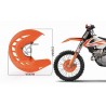 Motorcycle front brake disc protection guard - protective coverProtective gear