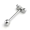 Tongue piercing - sex - silver/gold - stainless steelEarrings