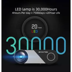 Mini projector - portable video beamer - 1280x720Projectors