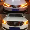 Dual colour led strip light - 2pcs - white & yellow - carLights & lighting