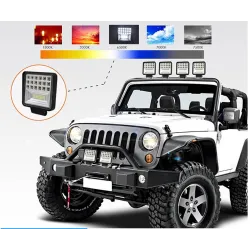 LED bar - spot light lamp for off-road cars - tractors - SUV - trucks - 72W - 126W / 12V - 24VLED light bar