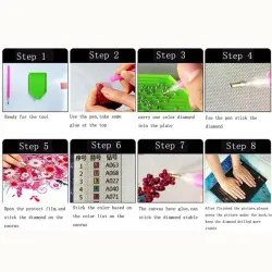 Rhinestone peacock 5D - DIY painting - diamond embroider - home decorDecoration