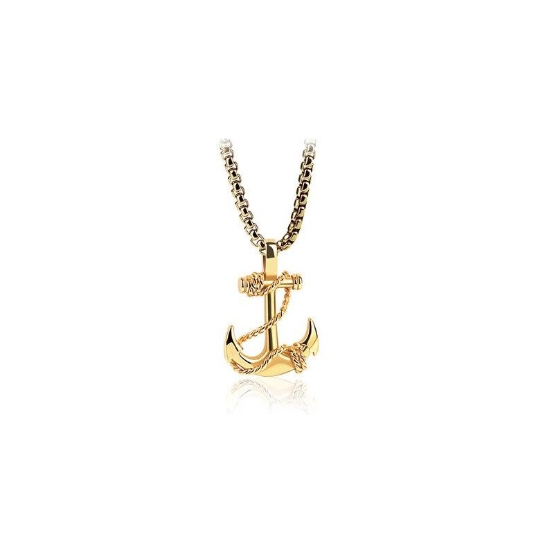 Vintage pirate anchor pendant - necklaceNecklaces