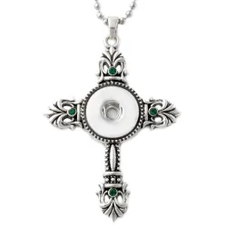 Stainless steel - christian cross pendant - 3 colours - necklaceNecklaces