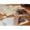 Creative DIY - 3D treasure box - wooden puzzle - assembly kit - 123 piecesConstruction