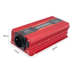 LCD display - solar adapter - dual USB - 1500W - 2000WSolar