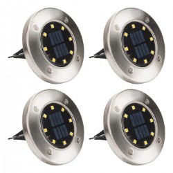 4 pieces - solar powered lamps - 8 LED - waterproof garden lightLights & lighting