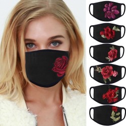 PM2.5 - anti- dust & pollution - face / mouth protective mask - washable - roses print