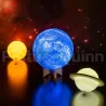 3D earth - galaxy night lamp - rechargeableLights & lighting