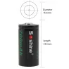 4pcs - 700mAh - Li-ion Rechargeable Battery - 2pcs Battery Storage Box - Flashlights - HeadlampsBattery